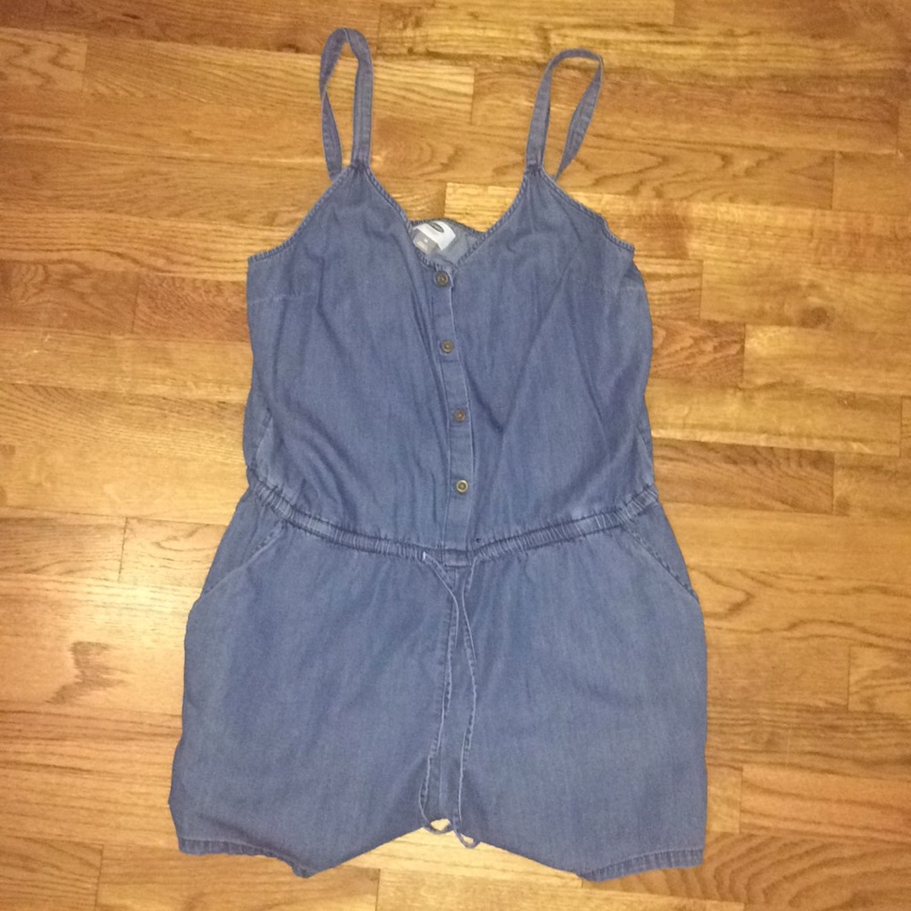 Chambray Romper